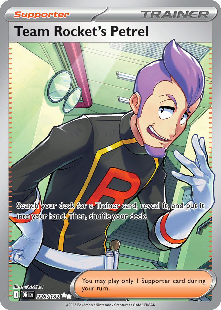 Team Rocket's Petrel - Destined Rivals 226/182 - Pokemon TCG - Near Mint (EN)