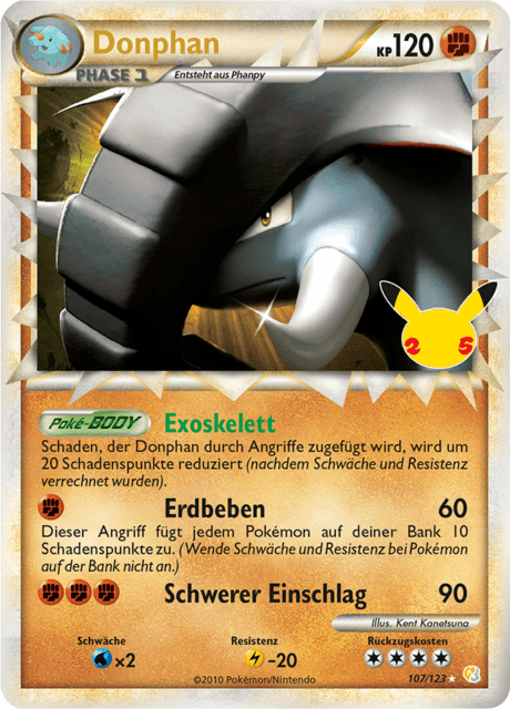Donphan - Celebrations: Classic Collection 107/123 - Pokémon TCG - Near Mint (DE)
