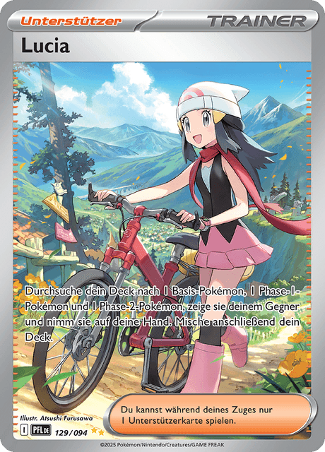 Lucia - Phantasmal Flames 129/94 - Special Illustration Rare - Pokémon TCG - Near Mint (DE)