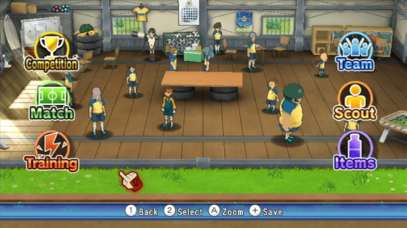 Inazuma Eleven Strikers Nintendo Wii Gameplay Kaufen im Arcana Gameshop Schweiz Clubhaus