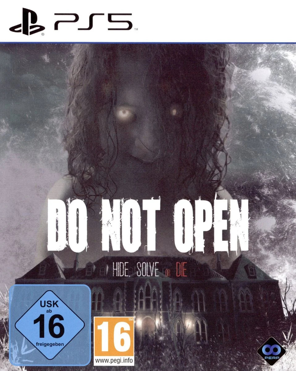 Do Not Open - Hide Solve or Die Playstation 5 Cover Arcana Gameshop Schweiz
