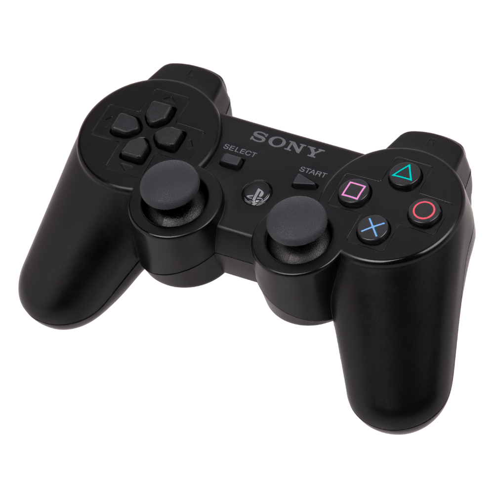 Playstation 3 Controller - Black - ArcanaGameshop