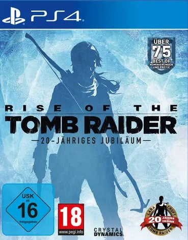 Rise of The Tomb Raider (20 Jähriges Jubiläum) Playstation 4 Front Cover Page Arcana Gameshop Schweiz