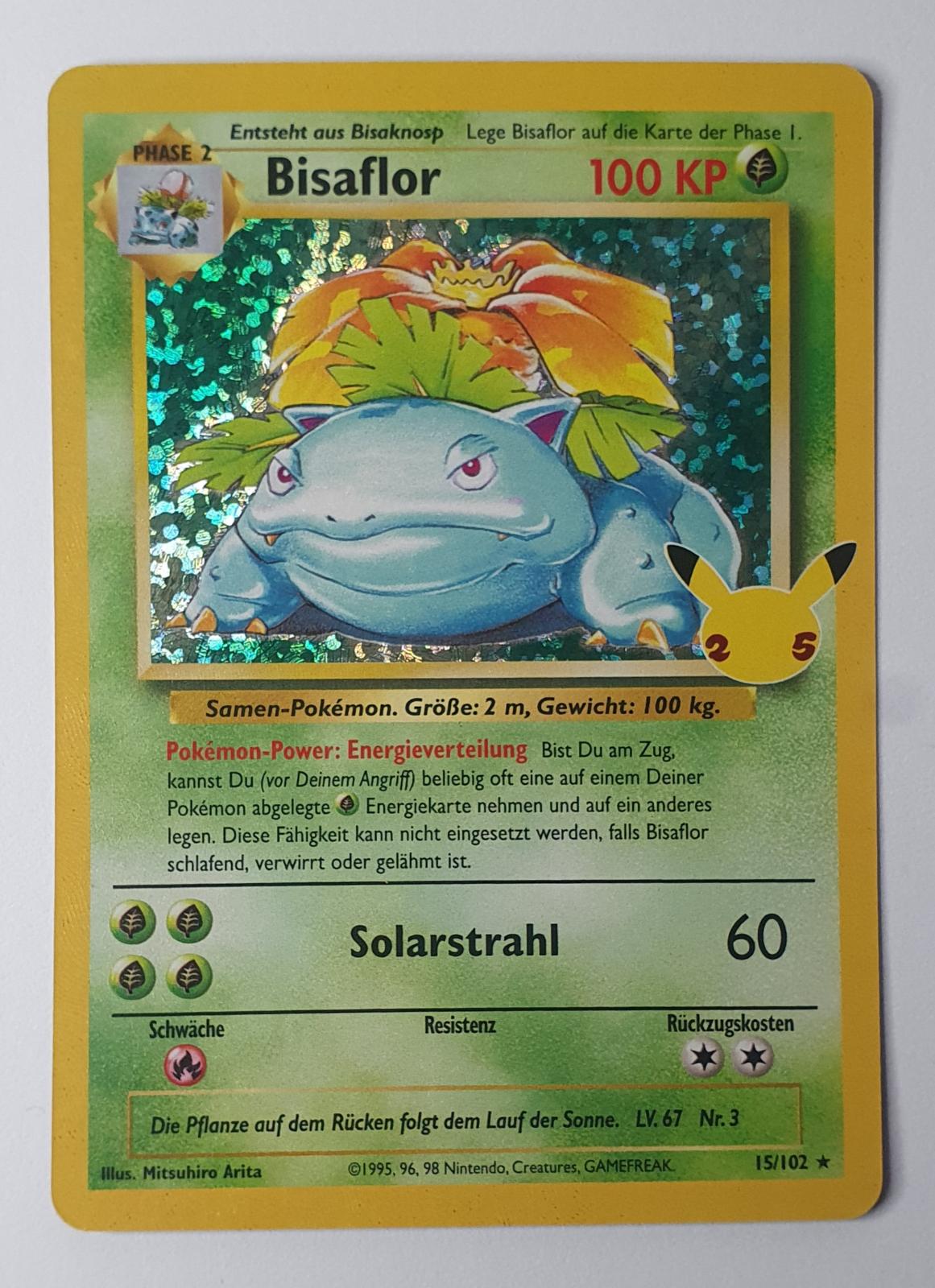 Bisaflor - Celebrations: Classic Collection 15/102 - Holo Rare Pokemon NM