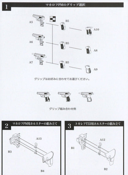 1/12 Little Armory (LA085) Tokarev & Makarov Type - ArcanaGameshop