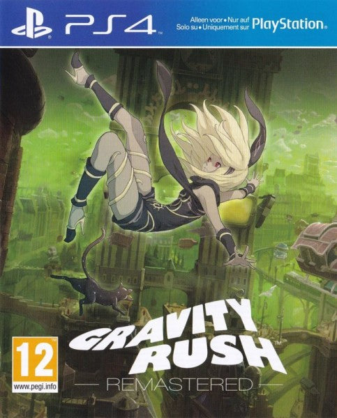 Gravity Rush Remastered Playstation 4 Cover Art Front Page Arcana Gameshop Schweiz