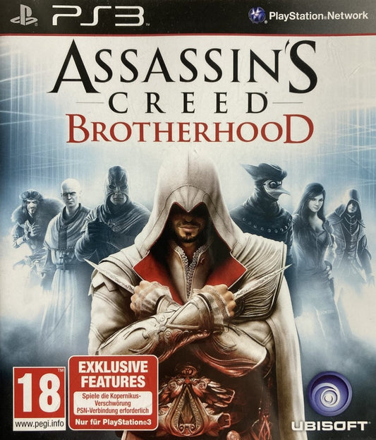 Assassns Creed Brotherhood Playstation 3 (PS3) - Retro Games Arcana Gameshop Schweiz Front Cover
