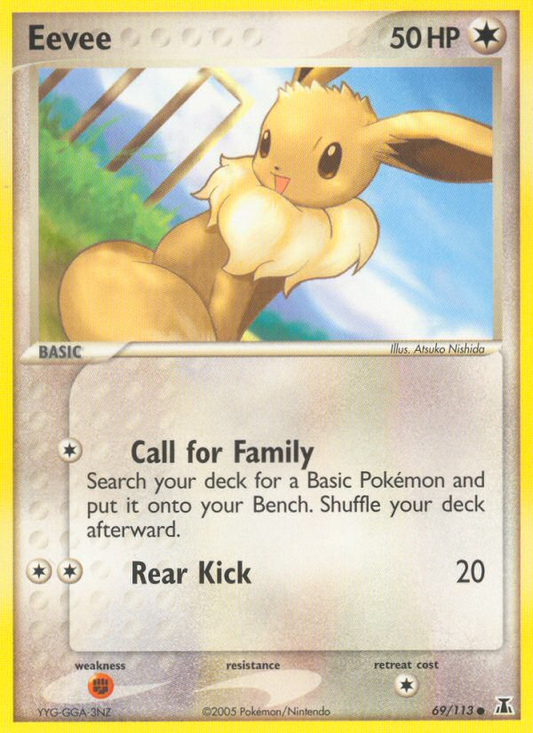 Evoli - Delta Species 69/113 - Pokémon TCG -  Moderately Played (DE)