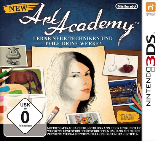 New Art Academy  Nintendo 3DS Cover Art Front Arcana Gameshop Schweiz