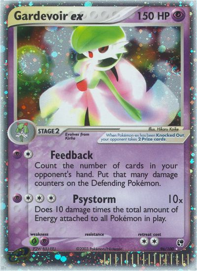 Guardevoir EX - Sandstorm 96/100 - Holo EX Rare - Pokemon TCG -  Heavily Played (DE)