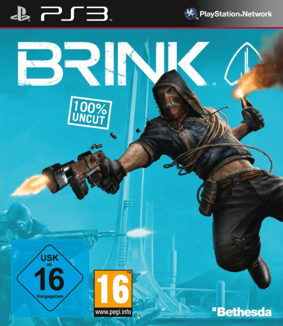 Brink Playstation 3 100% Uncut Pal Front Cover