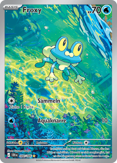 Froxy - Chaos Rising 088/086 - Illustration Rare - Pokemon TCG - Near Mint (DE)