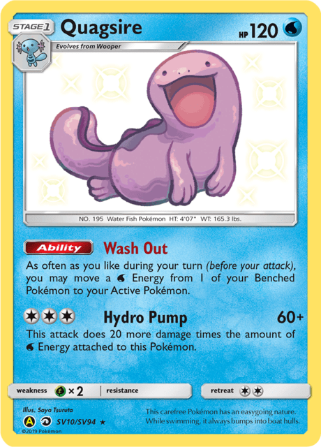 Quagsire - Hidden Fates SV10/SV94 - Pokémon TCG - Near Mint - Englisch
