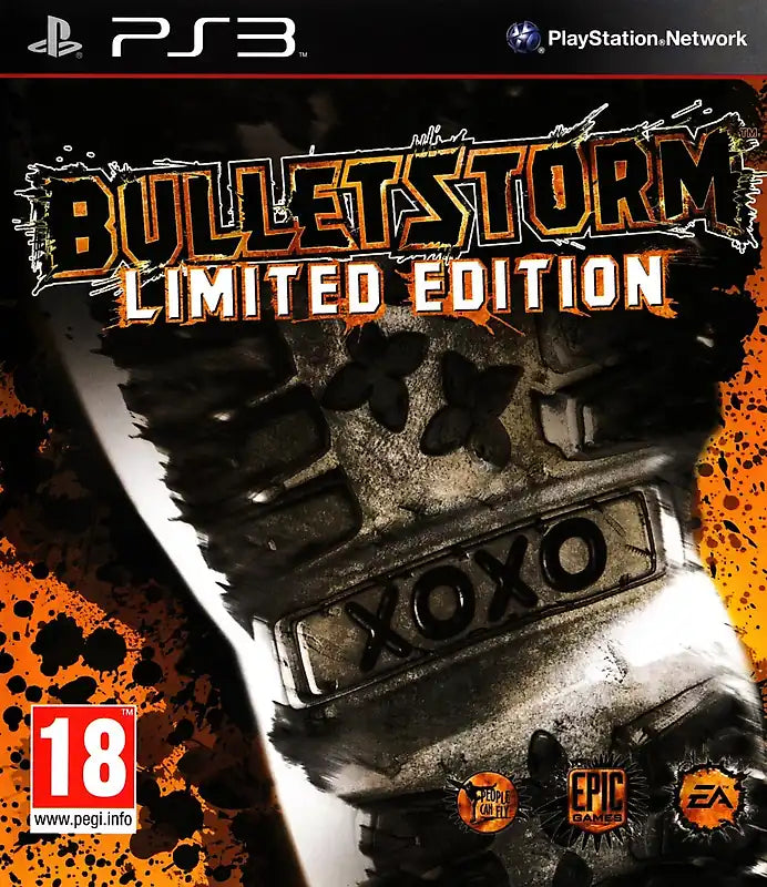 Bulletstorm Limited Edition Playstation 3 Front Cover