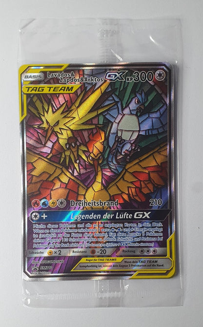 Lavados & Zapdos & Arktos -  GX Sun & Moon Promo SM210 - Promo Pokemon TCG (OVP)