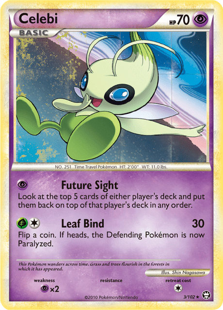 Celebi - Triumph 3/102 - Pokémon TCG - Excellent - Deutsch - ArcanaGameshop