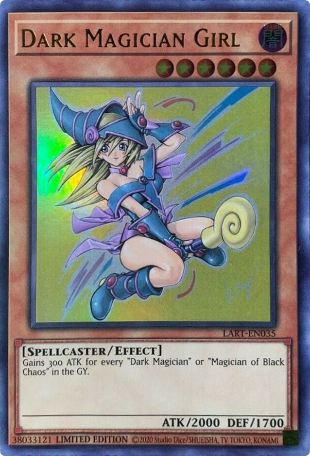 Dunkles Magier-Mädchen aus Lost Art Promos Nummer LART-DE035 - Yu-Gi-Oh TCG in Deutsch Limited Edtion