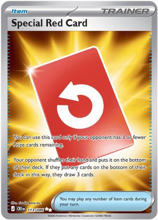 Special Red Card - Chaos Rising 113/086 - Pokémon TCG - Near Mint (EN)