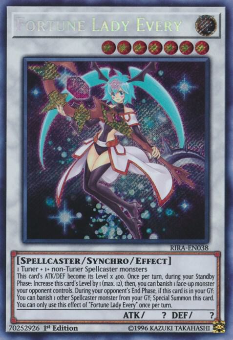 Fortune Lady Every aus Rising Rampage Nummer RIRA-EN038  1. Edition - Yu-Gi-Oh TCG Englisch