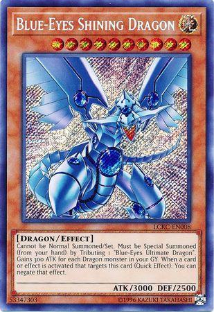 Leuchtender Blauäugiger Drache - LCKC-DE008 - 1. Auflage - Yu-Gi-Oh TCG - Deutsch