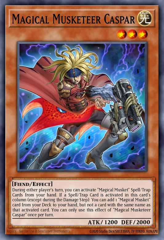 Magischer Musketier Caspar - Spirit Warriors (SPWA) Yu - Gi - Oh TCG - Near Mint - Deutsch - ArcanaGameshop