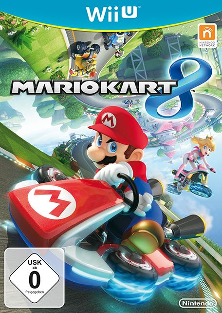 Mario Kart 8 für die Nintendo Wii U Pal Version - Front Cover