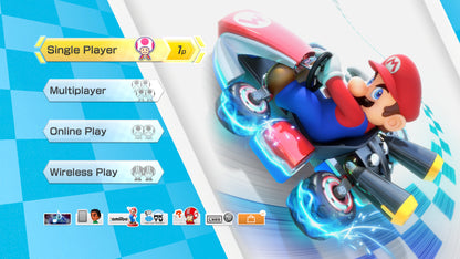 Mario Kart 8 für die Nintendo Wii U - Hauptmenü