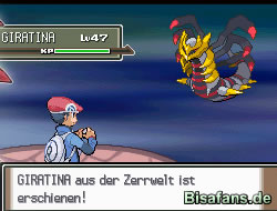Pokémon Platin Edition für den Nintendo DS Gameplay vs Giratina