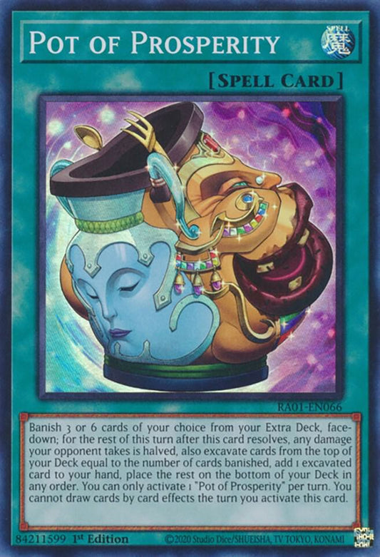Pot of Prosperity - 25th Anniversary Rarity Collection (RA01) (V.1 - Super Rare) Yu - Gi - Oh TCG - Near Mint - Englisch - ArcanaGameshop