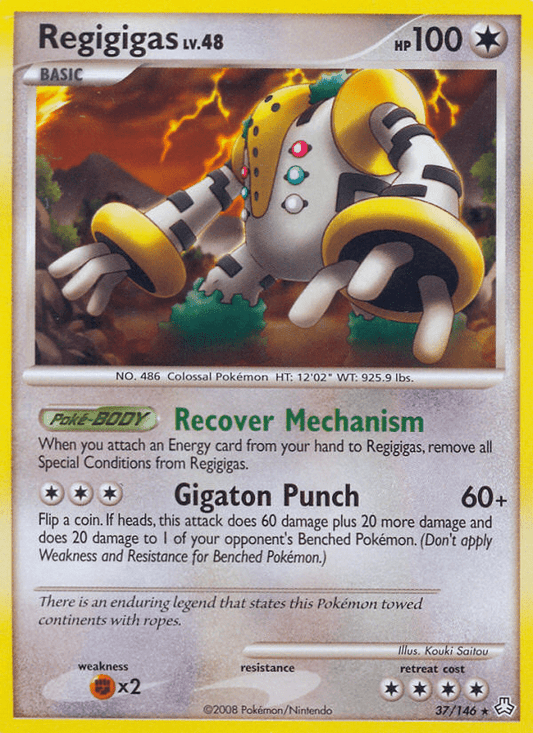 Regigigas (LV.48) - Erwachte Legenden 37/146 - Pokémon TCG - Light Played - Deutsch - ArcanaGameshop