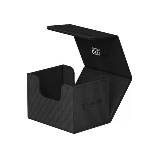 Ultimate Guard Sidewinder 80+ - XenoSkin Monocolor Schwarz -  Standardgrösse Geöffnet